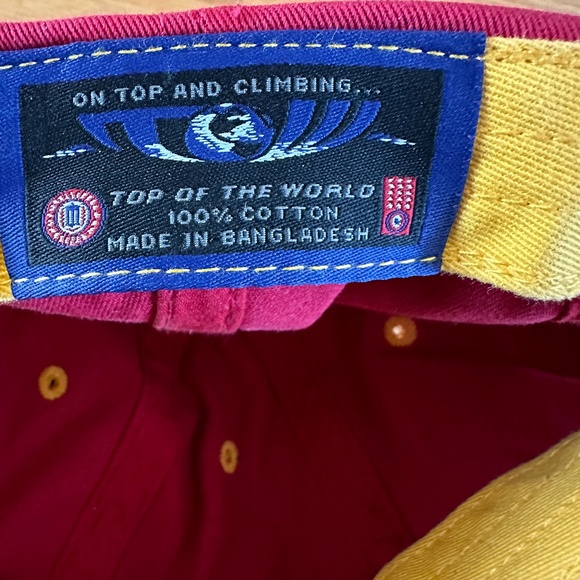 Top of the World Red and Yellow USC Hat - Picture 10 of 10